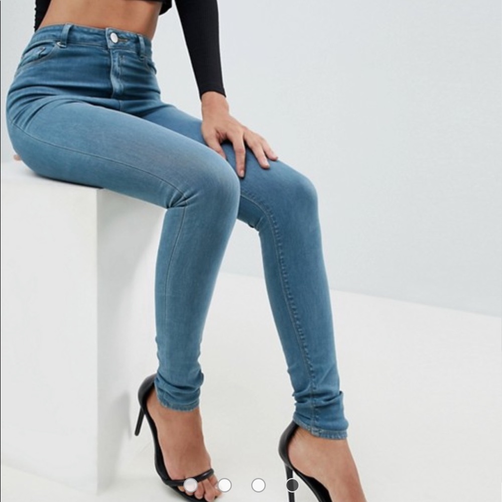 ASOS High Waisted Skinny Jean - size 34